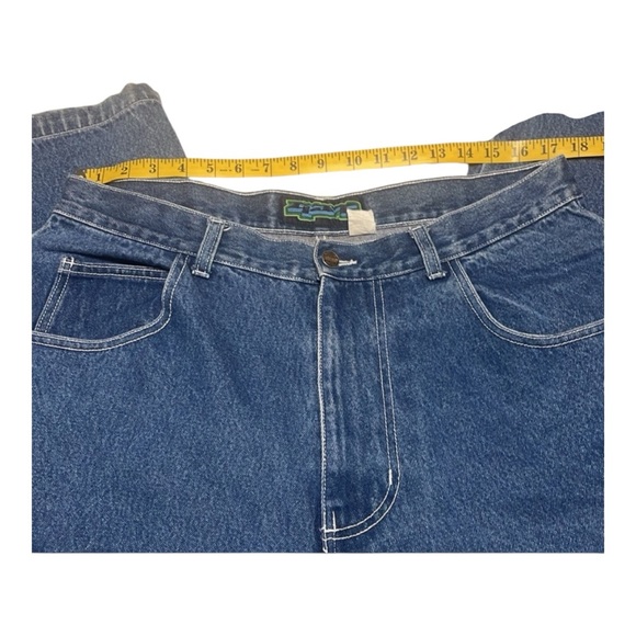 RARE 90s GAT Skater Jeans • USA • 33" Wide Leg (38) ✨ Y2K REBEL GRAIL - Picture 8 of 10